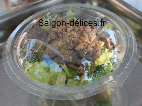 Salade Bô bun (Bœuf) (A la demande jusqu'à vendredi soir)